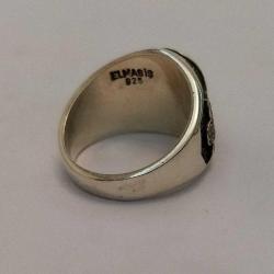 Osmanlı Yüzük Tuğralı & Devlet Armalı, 925 ayar gümüş