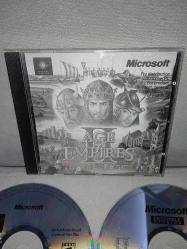 Pc oyun Age of empires 2 The age of Kings. Dönemin iyi kalite baskılı kopya oyunu. 2 disk. Diskler 10 üzerinden 8.5 Çalışıp çalışmadığı DENENMEDİ. Koleksiyonluk.