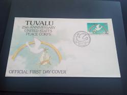 1986 TUVALU; USA BARIŞ GÜCÜ 25. YIL