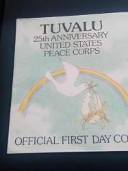 1986 TUVALU; USA BARIŞ GÜCÜ 25. YIL