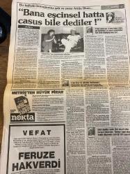 SABAH GAZETESİ DOĞUM GÜNÜ HEDİYESİ - 17 TEMMUZ 1988 - TAM TAKIM 16 SAYFADIR -Yusuf Özal-Farah Diba-Haluk Kırcı-İsmail Özdağlar-İbo (İbrahim Tatlıses)-Duygu Asena-Atila İlhan-Murat Güler-Nazan Ayaz-Sibel Egemen-Metin Coşkun-Tevfik Ercan-Gönül Yazar-Aykut Işıklar-Ayşegül Aldinç-Bülent Ersoy-Prenses Küçük Ceylan-Belma Esen-Burhan Cacan-Dizzy Gillespie-Ahmet Vardar-Haldun Dormen-Maksim Seda Sayan-Atilla Kaya  Torpil damat mı Yusuf Özal mı-Sürgündeki ihtişam-O adam benim de 100 milyonluk Mercedes otomobilime el koydu-İbo gecikince el öpüp özür diledi-Bana eşcinsel dediler-Bu kadarı fazla-Müzikal yıldızı oluyor-Bir fotoğrafın öyküsü-Geceler ve portreler-Yıllardır aldığım iltifat Sen bir bodur piliçsin-Zirvedekiler yarın Ali Sami Yen Stadı’nda-Nikahı Dalan kıydı-Alışverişini halk pazarından yap ayda 40 bin lira kazan-Metro rayları hızla döşeniyor-Büyük caz ustası Gillespie aramızda-Her müşteri çantada keklik değildir-Siz İstanbul’luların hizmetindedir-Muhteşem İtalyan Sirki Colosse  Karikatür