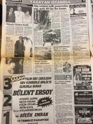 SABAH GAZETESİ DOĞUM GÜNÜ HEDİYESİ - 17 TEMMUZ 1988 - TAM TAKIM 16 SAYFADIR -Yusuf Özal-Farah Diba-Haluk Kırcı-İsmail Özdağlar-İbo (İbrahim Tatlıses)-Duygu Asena-Atila İlhan-Murat Güler-Nazan Ayaz-Sibel Egemen-Metin Coşkun-Tevfik Ercan-Gönül Yazar-Aykut Işıklar-Ayşegül Aldinç-Bülent Ersoy-Prenses Küçük Ceylan-Belma Esen-Burhan Cacan-Dizzy Gillespie-Ahmet Vardar-Haldun Dormen-Maksim Seda Sayan-Atilla Kaya  Torpil damat mı Yusuf Özal mı-Sürgündeki ihtişam-O adam benim de 100 milyonluk Mercedes otomobilime el koydu-İbo gecikince el öpüp özür diledi-Bana eşcinsel dediler-Bu kadarı fazla-Müzikal yıldızı oluyor-Bir fotoğrafın öyküsü-Geceler ve portreler-Yıllardır aldığım iltifat Sen bir bodur piliçsin-Zirvedekiler yarın Ali Sami Yen Stadı’nda-Nikahı Dalan kıydı-Alışverişini halk pazarından yap ayda 40 bin lira kazan-Metro rayları hızla döşeniyor-Büyük caz ustası Gillespie aramızda-Her müşteri çantada keklik değildir-Siz İstanbul’luların hizmetindedir-Muhteşem İtalyan Sirki Colosse  Karikatür