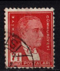 1933-1940 İkinci ATATURK Serisi 7.5 Kuruş (tp0384)