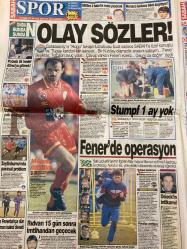 SABAH GAZETESİ DOĞUM GÜNÜ HEDİYESİ - 2 ŞUBAT 1994 - TAM TAKIM 40 SAYFADIR -Cindoruk-Çiller-Butto-Korcan-Yıldırım-Çakmur-Gültekin-Hasan Cemal-Cengiz Çandar-Güneri Cıvaoğlu-Fatih Çekirge-Şenol Güneş-Cevat Kula-Suat-Stumpf-Rıdvan-Mecnur-Bülent-Emre-Oğuz-Murat Deveci-Osieck-Sezen Aksu-Sertab Levent-Erener Yüksel-Bülent Ersoy-Kayahan-Metin Şentürk-Hayva Kopan-Mehtap Ar-Bülent Serttaş-Özdemir Erdoğan-Atilla Kaya-Ahmet Girgin-Serdar Ortaç-Özlem-Altan-Altınay-Gülengül  İstifada Cindoruk parmağı-Tehlikeli gezi-27 Mart’tan sonra büyük koalisyon-Ekonomide yeni paket-Yıldırım ziyaret-Aldanma Kartal-Trabzon havalarda-Olay sözler-Mikser değilim-Rıdvan 15 gün sonra imtihandan geçecek-Stumpf 1 ay yok-Fener’de operasyon-Sabataj yok-Bilgisayar dünyasına otorite geldi-Günco Sabancı-Tuncay Onur-Yılmaz Dönmez-Adli Tıp Özgeozek-Zulfi Buzgulu-Zafer Altıtan-Ayhan Yıldırım-Güngör Mengi  Bir garip intihar-Yol istedi dayak yedi-Ölümden döndüler-Annesini yaraladı-Yıldırım aşk bir ayda sona erdi-Büyük koalisyon-Çi