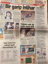 SABAH GAZETESİ DOĞUM GÜNÜ HEDİYESİ - 2 ŞUBAT 1994 - TAM TAKIM 40 SAYFADIR -Cindoruk-Çiller-Butto-Korcan-Yıldırım-Çakmur-Gültekin-Hasan Cemal-Cengiz Çandar-Güneri Cıvaoğlu-Fatih Çekirge-Şenol Güneş-Cevat Kula-Suat-Stumpf-Rıdvan-Mecnur-Bülent-Emre-Oğuz-Murat Deveci-Osieck-Sezen Aksu-Sertab Levent-Erener Yüksel-Bülent Ersoy-Kayahan-Metin Şentürk-Hayva Kopan-Mehtap Ar-Bülent Serttaş-Özdemir Erdoğan-Atilla Kaya-Ahmet Girgin-Serdar Ortaç-Özlem-Altan-Altınay-Gülengül  İstifada Cindoruk parmağı-Tehlikeli gezi-27 Mart’tan sonra büyük koalisyon-Ekonomide yeni paket-Yıldırım ziyaret-Aldanma Kartal-Trabzon havalarda-Olay sözler-Mikser değilim-Rıdvan 15 gün sonra imtihandan geçecek-Stumpf 1 ay yok-Fener’de operasyon-Sabataj yok-Bilgisayar dünyasına otorite geldi-Günco Sabancı-Tuncay Onur-Yılmaz Dönmez-Adli Tıp Özgeozek-Zulfi Buzgulu-Zafer Altıtan-Ayhan Yıldırım-Güngör Mengi  Bir garip intihar-Yol istedi dayak yedi-Ölümden döndüler-Annesini yaraladı-Yıldırım aşk bir ayda sona erdi-Büyük koalisyon-Çi