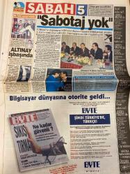 SABAH GAZETESİ DOĞUM GÜNÜ HEDİYESİ - 2 ŞUBAT 1994 - TAM TAKIM 40 SAYFADIR -Cindoruk-Çiller-Butto-Korcan-Yıldırım-Çakmur-Gültekin-Hasan Cemal-Cengiz Çandar-Güneri Cıvaoğlu-Fatih Çekirge-Şenol Güneş-Cevat Kula-Suat-Stumpf-Rıdvan-Mecnur-Bülent-Emre-Oğuz-Murat Deveci-Osieck-Sezen Aksu-Sertab Levent-Erener Yüksel-Bülent Ersoy-Kayahan-Metin Şentürk-Hayva Kopan-Mehtap Ar-Bülent Serttaş-Özdemir Erdoğan-Atilla Kaya-Ahmet Girgin-Serdar Ortaç-Özlem-Altan-Altınay-Gülengül  İstifada Cindoruk parmağı-Tehlikeli gezi-27 Mart’tan sonra büyük koalisyon-Ekonomide yeni paket-Yıldırım ziyaret-Aldanma Kartal-Trabzon havalarda-Olay sözler-Mikser değilim-Rıdvan 15 gün sonra imtihandan geçecek-Stumpf 1 ay yok-Fener’de operasyon-Sabataj yok-Bilgisayar dünyasına otorite geldi-Günco Sabancı-Tuncay Onur-Yılmaz Dönmez-Adli Tıp Özgeozek-Zulfi Buzgulu-Zafer Altıtan-Ayhan Yıldırım-Güngör Mengi  Bir garip intihar-Yol istedi dayak yedi-Ölümden döndüler-Annesini yaraladı-Yıldırım aşk bir ayda sona erdi-Büyük koalisyon-Çi