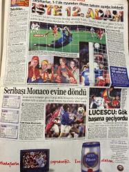SABAH GAZETESİ DOĞUM GÜNÜ HEDİYESİ - 8 KASIM 2001 - TAM TAKIM 40 SAYFADIR -Gore-Bush-Yıldırım-Dinç Bilgin-Garipoğlu-Sümerbank-Hıncal Uluç-Hagi-Jardel-Lucescu-Mesut Yılmaz-Osim-Urs Meier-Scala-Bulak-Mustafa Denizli-Revivo-Lazeti-Orhan Ak-Kerem Alsırt-Hülya Koçyiğit-Cihan Ünal-Metin Akpınar-Kerem Alışık-Nurseli İdiz-Basak Köklükaya-Nilüfer Aydan-Fikret Hakan-İpek Tenolcay-Janiss-Yusuf Kenan-Derman Bey-Şükran Büfe-Sanem Çelik Nefes nefese-Dinç Bilgin’e büyük destek-Garipoğlu itiraf etti: Evet aldım-Yine tarih yazdı-Kâbustan rüyaya-Jardel gidiyor-Yılmaz el koydu-İşte 12. Adam-Seribaşı Monaco evine döndü-Lucescu: Gök başıma geçiyordu-Neden olmasın!-Fark için saldıracak-UEFA Kupası’na yelken açın-Scala: Yine kazanabiliriz-Bulak neşteri vurdu-Bu Fener başka-Taraftara bile sigorta-Nişan Yağmuru-Baykuşların Saltanatı-Derman Bey-Şükran Büfe AB çocuk dergisi-Sen dur Öcalan ben geldim-Ali Koç-Ahmet Öksüz-Necati Doğru Tarladan internete-Bilgi alışverişi sağlayan boru hattıyız-Nasıl işlem yapılacak?