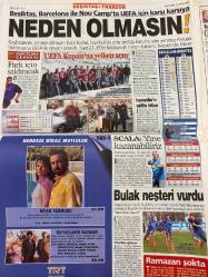 SABAH GAZETESİ DOĞUM GÜNÜ HEDİYESİ - 8 KASIM 2001 - TAM TAKIM 40 SAYFADIR -Gore-Bush-Yıldırım-Dinç Bilgin-Garipoğlu-Sümerbank-Hıncal Uluç-Hagi-Jardel-Lucescu-Mesut Yılmaz-Osim-Urs Meier-Scala-Bulak-Mustafa Denizli-Revivo-Lazeti-Orhan Ak-Kerem Alsırt-Hülya Koçyiğit-Cihan Ünal-Metin Akpınar-Kerem Alışık-Nurseli İdiz-Basak Köklükaya-Nilüfer Aydan-Fikret Hakan-İpek Tenolcay-Janiss-Yusuf Kenan-Derman Bey-Şükran Büfe-Sanem Çelik Nefes nefese-Dinç Bilgin’e büyük destek-Garipoğlu itiraf etti: Evet aldım-Yine tarih yazdı-Kâbustan rüyaya-Jardel gidiyor-Yılmaz el koydu-İşte 12. Adam-Seribaşı Monaco evine döndü-Lucescu: Gök başıma geçiyordu-Neden olmasın!-Fark için saldıracak-UEFA Kupası’na yelken açın-Scala: Yine kazanabiliriz-Bulak neşteri vurdu-Bu Fener başka-Taraftara bile sigorta-Nişan Yağmuru-Baykuşların Saltanatı-Derman Bey-Şükran Büfe AB çocuk dergisi-Sen dur Öcalan ben geldim-Ali Koç-Ahmet Öksüz-Necati Doğru Tarladan internete-Bilgi alışverişi sağlayan boru hattıyız-Nasıl işlem yapılacak?