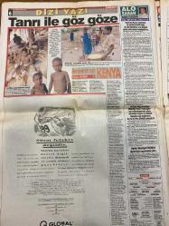 SABAH GAZETESİ DOĞUM GÜNÜ HEDİYESİ - 24 AĞUSTOS 1993  - TAM TAKIM 44 SAYFADIR -Ergun Göknel-Nurdan Erbuğ-Feray Bant-Nurten Erbuğ-Şehmuz Tatlıcı-Ömer Çavuşoğlu-İbrahim Cevahir-Akdoğan-Hasan Cemal-Can Bartu-İlhan Cavcav-Rıdvan Dilmen-Yusuf Hacıoğlu-Süleyman Rodop-Nurdan Torun-Mine San-Sevim Seçkin-Funda Ersan-Tanyeli-Leman Sam-Rıza Silahlıpođa-Kenan Doğulu-Şirvan Doğu-Hale Hanzade-Yasemin Yalçın-Erdal Bülbül-Tülay San-Bedrettin Coşkun-Sibel Tüzün-Fatih Ürek-Özdemir Erdoğan-Dinçer Erdoğan-İhsan Bakırcı-Elif-Bülent Şanlı-Şener Saygılı-Yavuz Kılıç-Nihat Sardağ-Ömür Elmas-Selim Ölcer-Zülfü Livaneli-Cemal Madanoğlu Göknel’in başını yakan laf!-Seninle yatarken hep Feray’ı düşünüyordum-Müthiş bandın ikinci bölümü-Türkiye SABAH’ı konuşuyor-Çavuşoğlu ve Tatlıcı sana para verdiler-Belediye’de operasyon-Cevahir ve Akdoğan: İnönü’ye dinletemedik-Bomba gibi bir haber daha-Yabancılar fiyasko!-Beşiktaş’ta tek dert Francesco-Cim-Bom kendine geldi-Fener’de defans silbaştan oluyor-Zorba dehşeti-Öldüren al