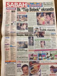 SABAH GAZETESİ DOĞUM GÜNÜ HEDİYESİ - 19 HAZİRAN 1992  - TAM TAKIM 24 SAYFADIR -İsmet Sezgin-Ersin Faralyalı-Cengiz Tuncer-Güneş Taner-Hayri Kozakçıoğlu-Halim Çorbalı-Halil Çelik-Mustafa Taşar-Filiz Akın-Salih Memecan-Güneri Cıvaoğlu-Hasan Cemal-Peter Shreevers-Şenol Güneş-Hami Güven-Shaaf Kavalar-Hıncal Uluç-Yılmaz-Yalçın-Yalman-Tuğal-Nejat  İşte Yüce Divan yolcuları-Korkutan kaza-Filiz Akın Genç kalmanın sırlarını anlatıyor-Topçu subayı-Genelkurmay bakanlığa bağlansın-Hükümete olağanüstü hal çatlağı-Babasının mezarı başında canına kıydı-Trabzon’da sevinç-Bir yıldız böyle doğuyor-Gazi’de geri sayım-Filibe’de heyecan-Seçim var-Amatörlerde kavga-Sarıyer zorda-Yalmana stat’dan tehdit-Tuğal arayışta-Turnuva renklendi-Korku ve ecel-kana susamış canavar-Brigitte Lahaye-Altın alev 92-Maxwell’in iki oğlu tutuklandı-Bosna’da ölüm kalım savaşı-Sedat sertoğlu-Mesut Yılmaz-Rauf Denktaş-Rum lideri Vasiliu-Mehmet altan-Arif Yüksel’e danıştay yolu