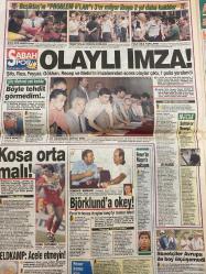 SABAH GAZETESİ DOĞUM GÜNÜ HEDİYESİ - 19 HAZİRAN 1992  - TAM TAKIM 24 SAYFADIR -İsmet Sezgin-Ersin Faralyalı-Cengiz Tuncer-Güneş Taner-Hayri Kozakçıoğlu-Halim Çorbalı-Halil Çelik-Mustafa Taşar-Filiz Akın-Salih Memecan-Güneri Cıvaoğlu-Hasan Cemal-Peter Shreevers-Şenol Güneş-Hami Güven-Shaaf Kavalar-Hıncal Uluç-Yılmaz-Yalçın-Yalman-Tuğal-Nejat  İşte Yüce Divan yolcuları-Korkutan kaza-Filiz Akın Genç kalmanın sırlarını anlatıyor-Topçu subayı-Genelkurmay bakanlığa bağlansın-Hükümete olağanüstü hal çatlağı-Babasının mezarı başında canına kıydı-Trabzon’da sevinç-Bir yıldız böyle doğuyor-Gazi’de geri sayım-Filibe’de heyecan-Seçim var-Amatörlerde kavga-Sarıyer zorda-Yalmana stat’dan tehdit-Tuğal arayışta-Turnuva renklendi-Korku ve ecel-kana susamış canavar-Brigitte Lahaye-Altın alev 92-Maxwell’in iki oğlu tutuklandı-Bosna’da ölüm kalım savaşı-Sedat sertoğlu-Mesut Yılmaz-Rauf Denktaş-Rum lideri Vasiliu-Mehmet altan-Arif Yüksel’e danıştay yolu