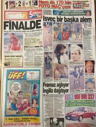 SABAH GAZETESİ DOĞUM GÜNÜ HEDİYESİ - 19 HAZİRAN 1992  - TAM TAKIM 24 SAYFADIR -İsmet Sezgin-Ersin Faralyalı-Cengiz Tuncer-Güneş Taner-Hayri Kozakçıoğlu-Halim Çorbalı-Halil Çelik-Mustafa Taşar-Filiz Akın-Salih Memecan-Güneri Cıvaoğlu-Hasan Cemal-Peter Shreevers-Şenol Güneş-Hami Güven-Shaaf Kavalar-Hıncal Uluç-Yılmaz-Yalçın-Yalman-Tuğal-Nejat  İşte Yüce Divan yolcuları-Korkutan kaza-Filiz Akın Genç kalmanın sırlarını anlatıyor-Topçu subayı-Genelkurmay bakanlığa bağlansın-Hükümete olağanüstü hal çatlağı-Babasının mezarı başında canına kıydı-Trabzon’da sevinç-Bir yıldız böyle doğuyor-Gazi’de geri sayım-Filibe’de heyecan-Seçim var-Amatörlerde kavga-Sarıyer zorda-Yalmana stat’dan tehdit-Tuğal arayışta-Turnuva renklendi-Korku ve ecel-kana susamış canavar-Brigitte Lahaye-Altın alev 92-Maxwell’in iki oğlu tutuklandı-Bosna’da ölüm kalım savaşı-Sedat sertoğlu-Mesut Yılmaz-Rauf Denktaş-Rum lideri Vasiliu-Mehmet altan-Arif Yüksel’e danıştay yolu
