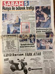 SABAH GAZETESİ DOĞUM GÜNÜ HEDİYESİ - 19 HAZİRAN 1992  - TAM TAKIM 24 SAYFADIR -İsmet Sezgin-Ersin Faralyalı-Cengiz Tuncer-Güneş Taner-Hayri Kozakçıoğlu-Halim Çorbalı-Halil Çelik-Mustafa Taşar-Filiz Akın-Salih Memecan-Güneri Cıvaoğlu-Hasan Cemal-Peter Shreevers-Şenol Güneş-Hami Güven-Shaaf Kavalar-Hıncal Uluç-Yılmaz-Yalçın-Yalman-Tuğal-Nejat  İşte Yüce Divan yolcuları-Korkutan kaza-Filiz Akın Genç kalmanın sırlarını anlatıyor-Topçu subayı-Genelkurmay bakanlığa bağlansın-Hükümete olağanüstü hal çatlağı-Babasının mezarı başında canına kıydı-Trabzon’da sevinç-Bir yıldız böyle doğuyor-Gazi’de geri sayım-Filibe’de heyecan-Seçim var-Amatörlerde kavga-Sarıyer zorda-Yalmana stat’dan tehdit-Tuğal arayışta-Turnuva renklendi-Korku ve ecel-kana susamış canavar-Brigitte Lahaye-Altın alev 92-Maxwell’in iki oğlu tutuklandı-Bosna’da ölüm kalım savaşı-Sedat sertoğlu-Mesut Yılmaz-Rauf Denktaş-Rum lideri Vasiliu-Mehmet altan-Arif Yüksel’e danıştay yolu
