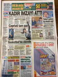 SABAH GAZETESİ DOĞUM GÜNÜ HEDİYESİ - 27 HAZİRAN 1992  - TAM TAKIM 22 SAYFADIR -Meclist’te transfer serbest bırakılıyor-Sinan çetin-Hülya avşar-Cem Özer-Süleyman Demirel-Nevzat Dönmez-Tanju Çolak-Tanju’ya gıyabi tutuklama kararı-Michael Jacksonun Münih konseri-Hülya Avşar mavi melek-Cem Karaca-Fikret Hakan-Meral Konrat-Aşkın Nur Yengi-Danimarka Şampiyonu-Turgay Şeren-Emre aygen-Yavuz Gürel-Vogts-Zafer atamer-İsveç’te son kavga-Capriati tam gaz-Bahadır çokişler-Beşiktaşlı Kadir-Bolic Kosa’dan iyi-Ordonewitz-Cengiz Yarbağ-Mrkela-Ahmet Ziya Öztürk-Mem-u Zin-Türkan Şoray-Gülser ersoy-Zerrin özer-Alev sayın-Osman yağmurdereli-Pervin Şahin-İbrahim tatlıses-Yeşim anıl-Nükhet duru-Akın uğurlu-Serap tokgöz-Bülent Nargaz-Atilla Yelken-Demet akbağ-Rasim Öztekin-kendi kendilerini ihbar ediyorlar-Hıncal Uluç-Cengiz Çandar-otomobilde nostalji-Sarayda gümüş yılı-Mustafa akın-Sinan yük-Isabella adjani-Vanessa paradis