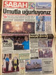 SABAH GAZETESİ DOĞUM GÜNÜ HEDİYESİ - 22 TEMMUZ 1991 - TAM TAKIM 24 SAYFADIR -Bush-Özal-Demirel-İnönü-Mehmet Barlas-Cengiz Çandar-Murat Demir-Selim Tuncer-Genco Sabancı-Recep Şeker-Uğur Çamkak-Oğuz Tongsir-Piontek-Murat Deveci-Rıza-Kadir-Ladiç-Pingel-Osman Çakır-Mustafa Yücedağ-Kayahan-Nilgün Onatkut-Nükhet Duru-Perran Kutman-Metin Özikli-Tuncay Vural-Picasso-Sevim Egesoy-Ayla Başar-Leyla Adalı-Ayşima-Haluk Ertan-Faruk Tuncel-Deniz Uğur-Kadir İpek-Dilek Ece-Buse Başar-Asuman Alkor-Bilge San-Coşkun Sabah-Sezen Aksu-Uğur Yücel-Şefik Uyguner-Hülya Avşar-Ayşegül Aldinç-Osman Y. Dereli-Hülya Süer-Vedat Getinkaya-Pınar Elice-Kayahan-Sevim Egesoy-Emel Erdem-Bilge San-Cem Karaca-Mazhar-Fuat-Özkan-Sümer Aksu-Nur Yücel-Zülfü Livaneli-Ali Kocatepe-Halit Kıvanç-Çiğdem Tunç-İzzet Öz  Umutla uğurluyoruz-Ayasofya’daki dilek taşına parmak soktular-Demirel’e 50 dakika İnönü’ye 20 dakika-Bush’un özel uçağının bir eşi daha yok-Bush yeni Ankara Büyükelçisini havadayken seçti-Bush için Ankara’da ufak tefek