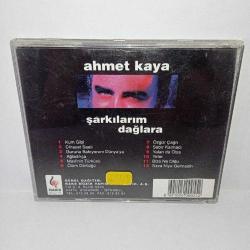 Cd Ahmet Kaya Şarkılarım Dağlara albümü. orijinal Raks 1994 sarı bandrollü dönem baskı albüm.