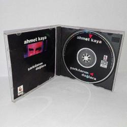 Cd Ahmet Kaya Şarkılarım Dağlara albümü. orijinal Raks 1994 sarı bandrollü dönem baskı albüm.