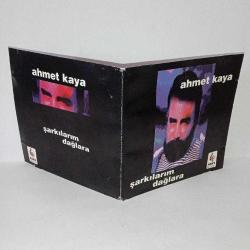 Cd Ahmet Kaya Şarkılarım Dağlara albümü. orijinal Raks 1994 sarı bandrollü dönem baskı albüm.