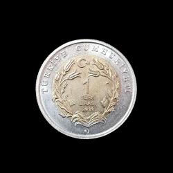 2011 Hayvanlar Serisi 1 lira Boz Ayı KM#1276 ÇİL/MS-65