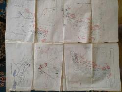 Eski 1927 tarihli Nutuk kitabından çıkma askeri harita.