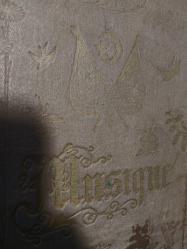 Osmanlıca Nota Defteri, Meşrutiyet Bayraklı Osmanlıca Nota Defteri Kabı İçinde İki Sayfa Osmanlıca Yazılı Nota ve Notlar. Etüdlük.