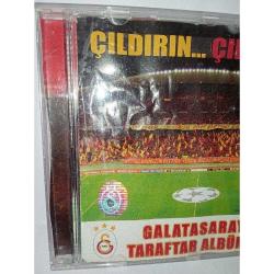 Cd Galatasaray Çıldırın Taraftar albümü. Orijinal. Disk ve kartonet 10 üzerinden 8.5 sorunsuz çalışıyor.