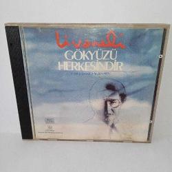 Cd Zülfü Livaneli gökyüzü herkesindir. Orijinal 1989 dönem baskı sarı bandrollü albüm.