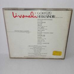 Cd Zülfü Livaneli gökyüzü herkesindir. Orijinal 1989 dönem baskı sarı bandrollü albüm.