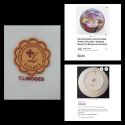 Vizavi Limoges Uyuyan Güzel Tabak