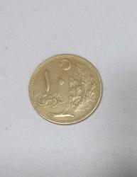 1924/1340 YILI 1.EMİSYON BRONZ 10 KURUŞ ÇİL ALTI KONDİSYONDA