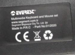 Everest KM-6825 USB Multimedya Klavye (Yeni , Başarılı ürün)