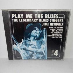 Cd Play Me the Blues The Legendary Blues Singers Volume 4. Jimi hendrix, Johnny winter, Eric Clapton, The Yardbirds, canned head, lightnin hopkins, John mayall. orijinal Almanya baskı. Disk 10 üzerinden 9