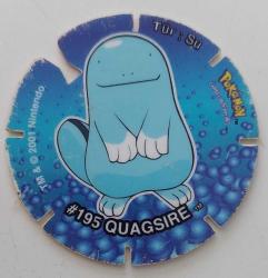POKEMON 195 QUAGSIRE GÜÇ TÜR:SU ORİJİNAL CİPS TASOSU 1HH2W NADİR