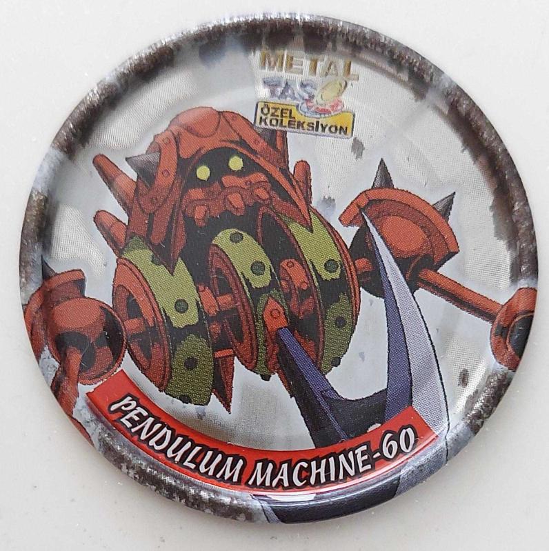 YUGİOH PENDULUM MACHINE-60 , BATTLE WARRIOR-60 ORİJİNAL METAL CİPS