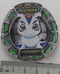 DIGIMON FLİKS 15 GOMAMON ORİJİNAL CİPS TASOSU 2NN1C NADİR