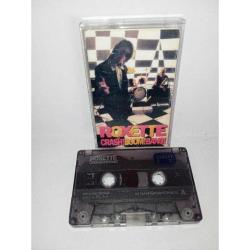 Kaset Roxette crash boom bang albümü. Orijinal. Kartonetin sayfaları kopuk, eksik sayfası yok. Kaset sorunsuz çalışıyor