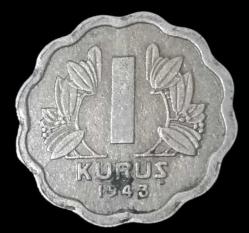 1943 Papatya 1 Kuruş