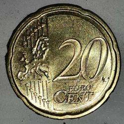 KIBRIS   2008  20  EURO CENT  ÇİL  SETTEN ÇIKMA