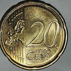 SLOVAKYA    2009    20  EURO  CENT    ÇİL  SETTEN ÇIKMA