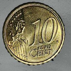 SLOVAKYA    2009    10  EURO  CENT    ÇİL  SETTEN ÇIKMA