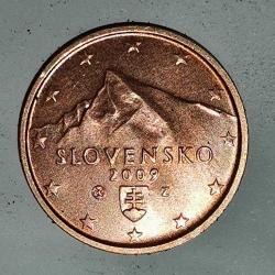 SLOVAKYA    2009    2 EURO  CENT    ÇİL  SETTEN ÇIKMA