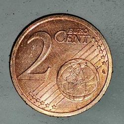 SLOVAKYA    2009    2 EURO  CENT    ÇİL  SETTEN ÇIKMA