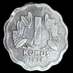 1939 Papatya 1 Kuruş