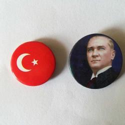 BAYRAK ATATÜRK ROZET 2 ADET