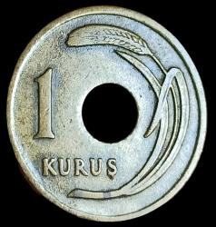 1950 Delikli 1 Kuruş