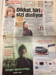 HÜRRİYET GAZETESİ DOĞUM GÜNÜ HEDİYESİ - 4 MART 2005 -TAM TAKIM 40 SAYFADIR -Fedime Aydemir-Ebru Yapıcıoğlu-Sedat Simavi-Recep Tayyip Erdoğan-Elvan Akyıldız-Vince Vaughn-Oktay Ekşi-Cumartesi Ekinde Ayşe Arman-Cumartesi Ekinde Funda Öncü-Cumartesi Ekinde Melike Karakartal-Prof. Dr. Erdal Türkkan-Naim Süleymanoğlu-Kenan Nuhut-Akkuş-Bülent Baloğlu-Sinan Erdem-Mehmet Ali Şahin-Rogge-Christoph Daum-Valencia-Anelka-İsmail Er-Recep Konuk-Hakan Ünsal-Fatih Akyel-Hasan Şaş-Hakan Şükür-Cihan Haspolatlı-Suat Kaya-Bülent Demirel-Rıza Çalımbay-Turgay Renklikurt-İsmail Er-Yasin Çakır-Oktay Ekşi-Atilla Sarıkaya-Bekir Coşkun-Eyyüp Ensar Gökbulut-Ömer Tiryaki-Şehmus Çakan  Barbaros’ta iki kız intihara kalkıştı-İki de kadın kurban-Rekabet hukukçusu hukukçu da değilmiş-Erdoğan Elvan’ın davetini kırmadı-Küçük birader parasını kurtarıyor-Şubat enflasyonu sıfıra yakın-Katliam olur dedim beni dinlemediler-Sünni Şiiciler-Beşiktaş Aydınus’la 2’de 2 yaptı-Hagi kelepçeyi taktı-Asıl derbiye geliyor-Silahım kulübed