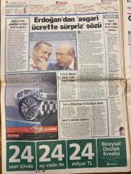 HÜRRİYET GAZETESİ DOĞUM GÜNÜ HEDİYESİ - 22 ARALIK 2004 -TAM TAKIM 52 SAYFADIR -Recep Tayyip Erdoğan-George Bush-Füsun Erdil-Deniz Erdil-İlhami Erdil-Uday Halide Erdil-Deniz Halide Erdil-Erdoğan Kongar-Osman Altıntaş-Cüneyt Ülsever-Ayça Aktan-Özlem Gürses-Ceyda Karan-Bekir Coşkun-Yaşar Anter-Neset Karadağ-Orhan Çakır-Harun Arka-Esat Rençber-Doğan Akbaş-Ertuğrul Özkök-Catherine Blair  Katilleri bulun sayın başkan-Karim çok az yemek yerdi-Hayatuma giren erkeklerle orkestra kuruldu-Uday’ın Ferrari’si İstanbul’da çıktı-KDV gıda sağlık ve eğitimde 10 puan indi-Mamak kriterleri-Bayan Blair çarşafı savundu-O para bende olsa görürdünüz-Hakan Şükür 1 numaradır-Ümit Karan masallarla yaşıyor-Uğur Cimbom’a evet dedi-Fener zirvede-Kartal uçuyor-Bilseydim suyun tuvalet kağıdının listesini tutardım-Askeri saygı-Eşim fazla yemek yiyen biri değildir-Harcamaları görevliler yaptı-Kocasiyla bir olup kardeşini pazarladı-Kurtarmak isterken öldüler-Bebeğini boğan anneye ömür boyu hapis istendi-Hırsız  Karikat