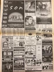 HÜRRİYET GAZETESİ DOĞUM GÜNÜ HEDİYESİ - 17 OCAK 2002 -TAM TAKIM 32 SAYFADIR -Sibel Can-Lara Falay-Bush-Bülent Ecevit-Rahşan Ecevit-Laura Bush-Oktay Ekşi-Ertuğrul Özkök-Muharrem Sarıkaya-Lorant-Fatih Akyel-Ogün Temizkanoğlu-Hami Mandıralı-Lucescu-Berkant-Batista-Halil Özkan-Altan Tanrıkulu-İlhan Soyler-Nihat Kahveci-Levent Kırca-Oya Başar-Pelin Batu-Mustafa Altıoklar-Aşkın Nur Yengi-Haluk Bilginer-Cem Kurtoğlu-Deniz Akkaya-Pakize Suda  Telaştan radara yakalandı-Üç intiharda da aynı isim çıktı-ABD ile ekonomide yeni dönem açılıyor-Bu tuhaf hesabı kimse anlamadı-İnsan onurunu zedeleme suçu geliyor-Sözümün eriyim-İkizlerimi karıştırıyorum-Tahkim Kurulu kapısı kapalı-Ogün: Yenildiğimizde G.Saray’ı dövmüyorum-Hami’nin rüyası-Aslan gibisiniz-Kendime yeni yeni geliyorum-Batista üzgün-Süper Marinho-Nihat gidiyor-AIDS iftirasına trilyonluk dava-Aşkın Nur aşık olunacak kadın-Kozlarını tiyatroda paylaşacaklar-Yerli Beyaz Gölge  Dizi/Film/Tiyatro: Yılan Hikayesi-Son-Amelie-Oğul Odası-Yüzüklerin Efe