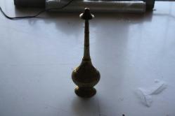 Eskilerden Gülebdan - Eski  Pirinç Gül Suyu Şişesi - Orta Boy Gülebdan (İ6 KASA