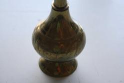 Eskilerden Gülebdan - Eski  Pirinç Gül Suyu Şişesi - Orta Boy Gülebdan (İ6 KASA